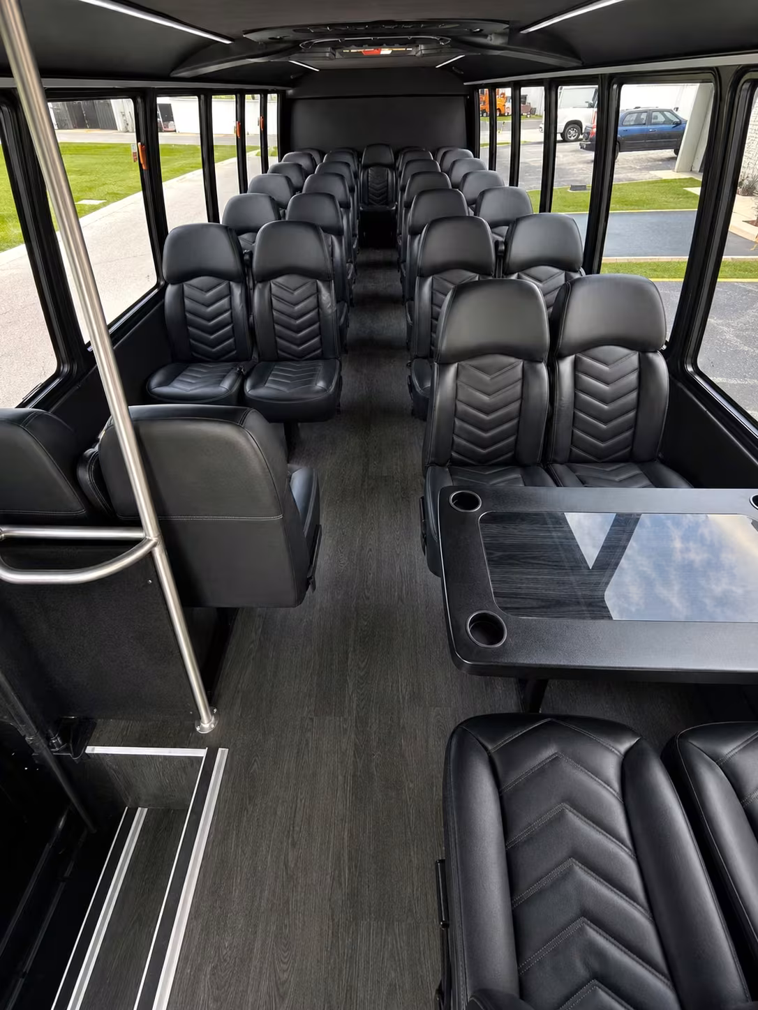 20 passenger minibus inside