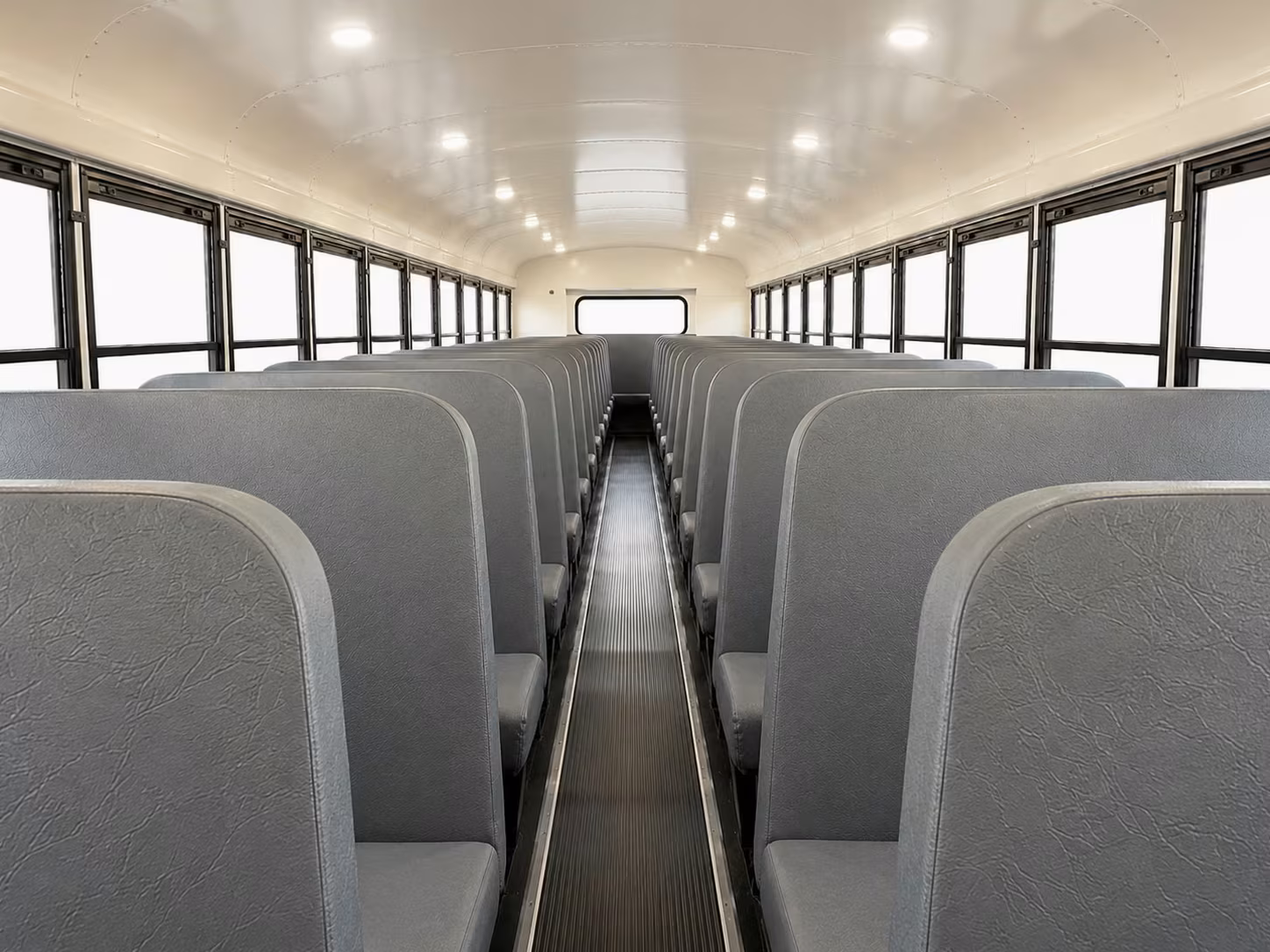 school bus inside
