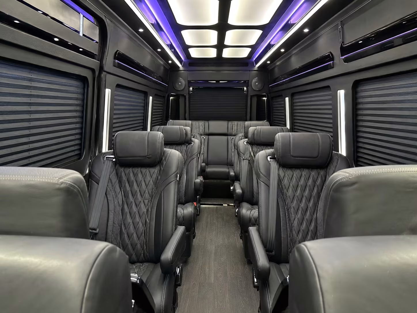 sprinter van with driver inside