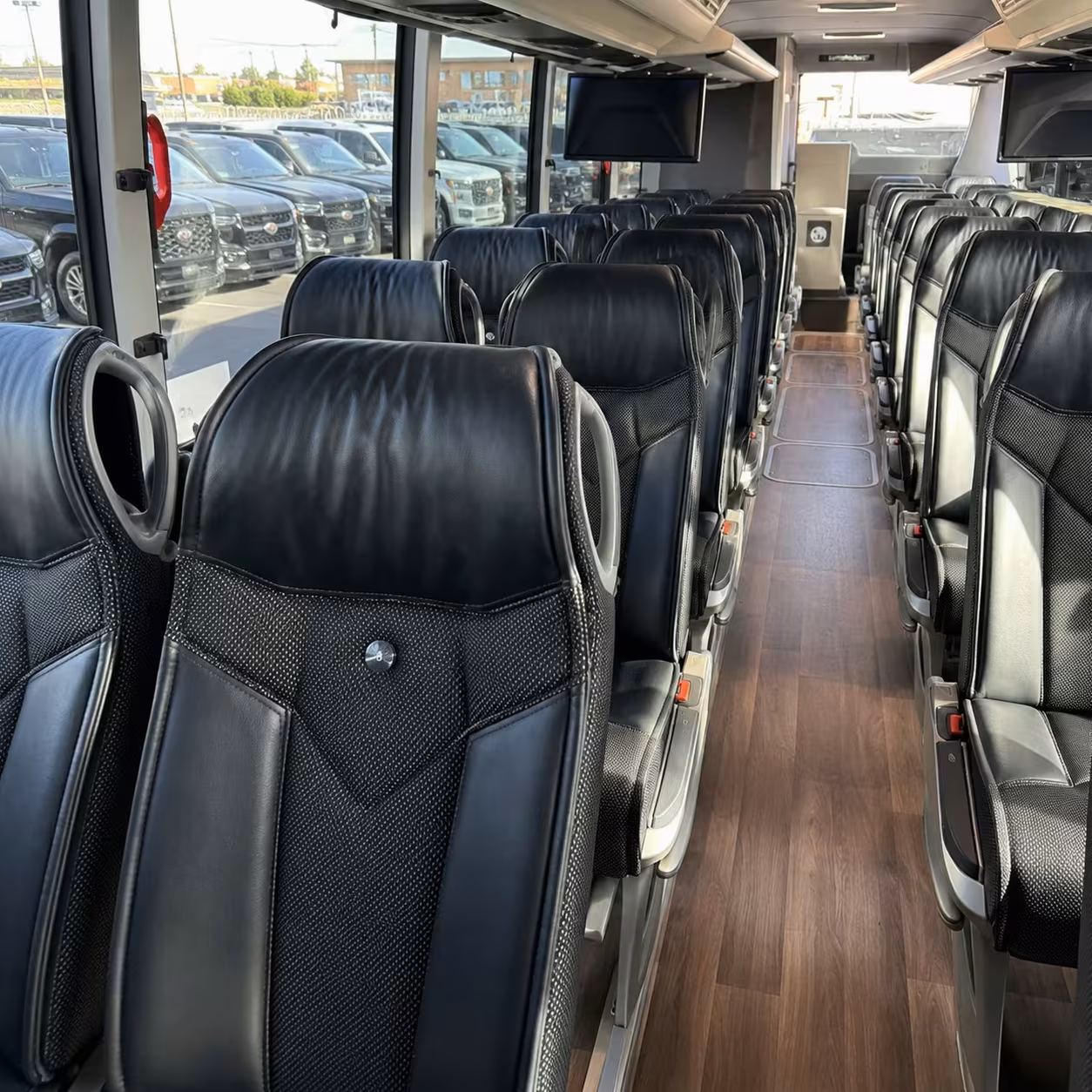wyoming charter bus interior